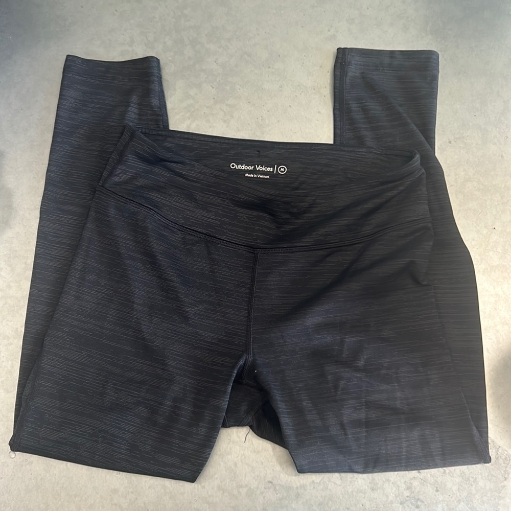 Outdoor Voices Dark Grey Capri Legging